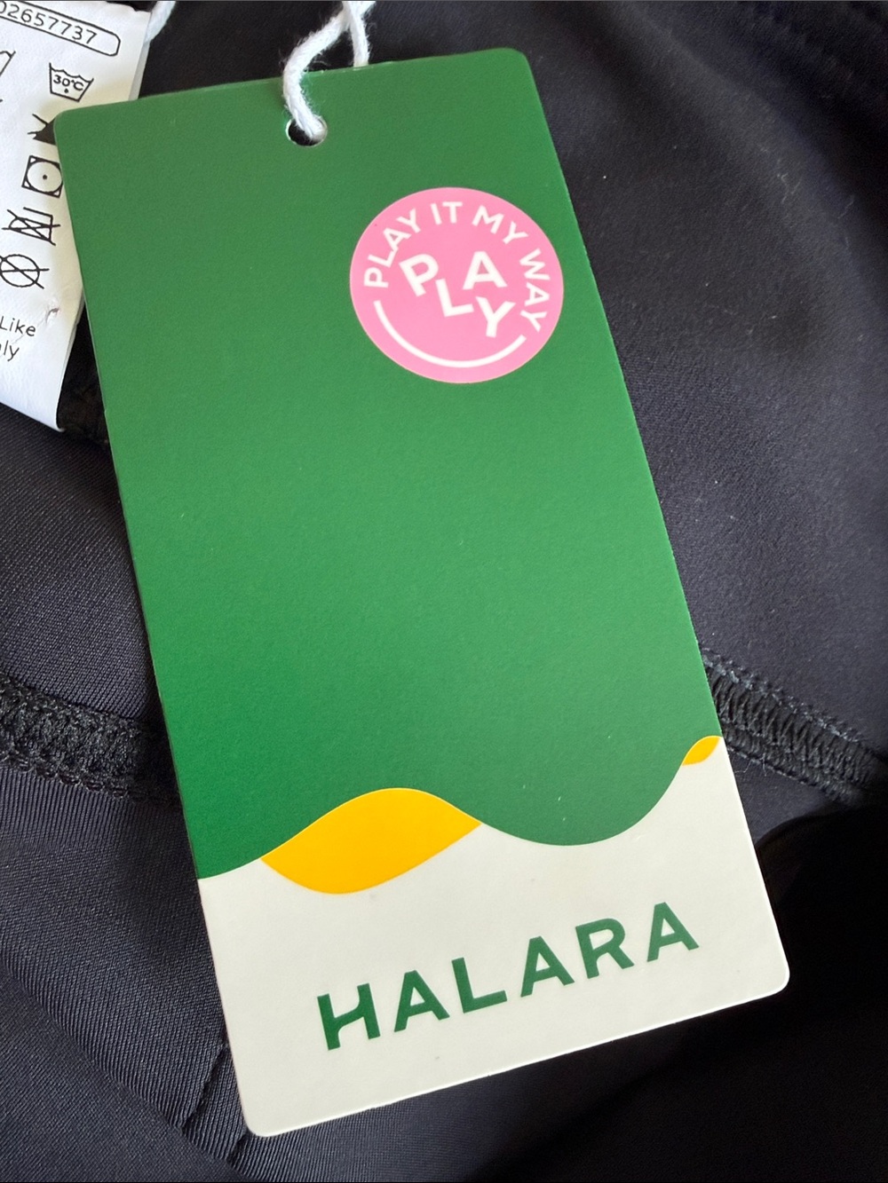 HALARA Black Women's DayStretch High Waisted Pocket Flare Yoga Leggings Size Med
